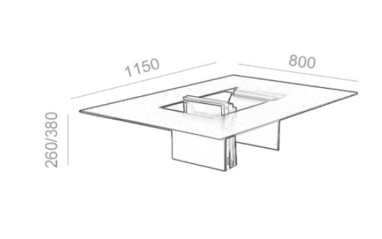 Furniture Private Home Metal Coffee Coffee Side Table FLIPSTYLEZLLC