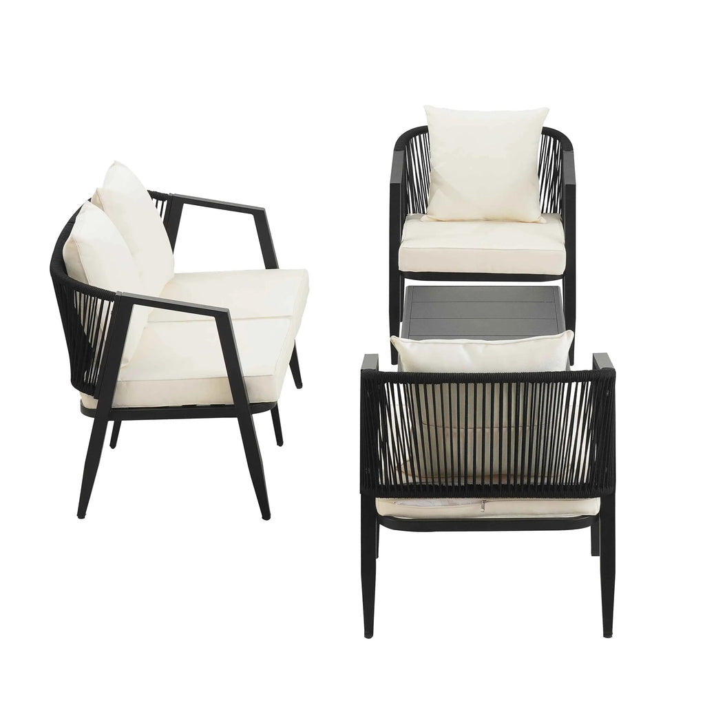 Durable and Comfortable Outdoor Seating Set,Suitable for Patios, Trustymall
