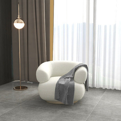 Lamb Wool Living Room Fabric Sofa FLIPSTYLEZLLC