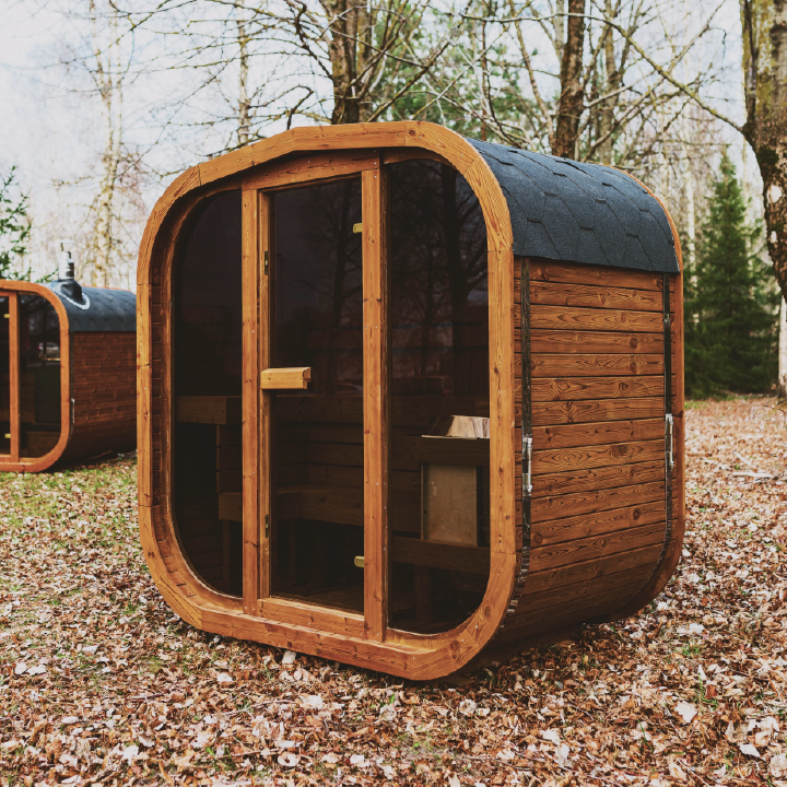 Mande MW16 ThermoWood Outdoor Sauna - Premium Outdoor Relaxation Experience Patio Elegance