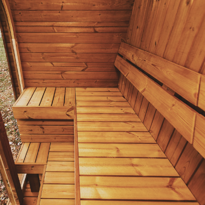 Mande MW16 ThermoWood Outdoor Sauna - Premium Outdoor Relaxation Experience Patio Elegance