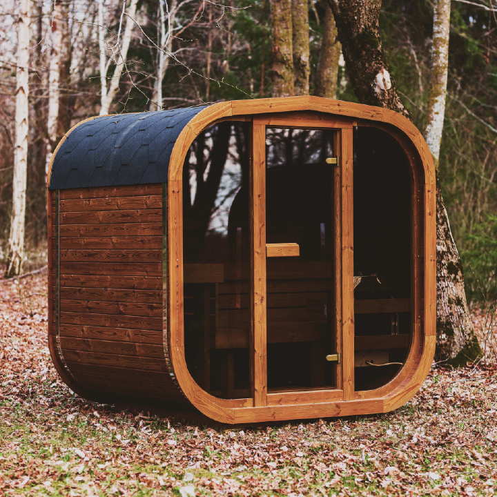 Mande MW16 ThermoWood Outdoor Sauna - Premium Outdoor Relaxation Experience Patio Elegance