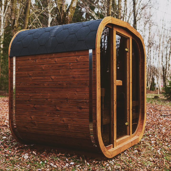 Mande MW16 ThermoWood Outdoor Sauna - Premium Outdoor Relaxation Experience Patio Elegance