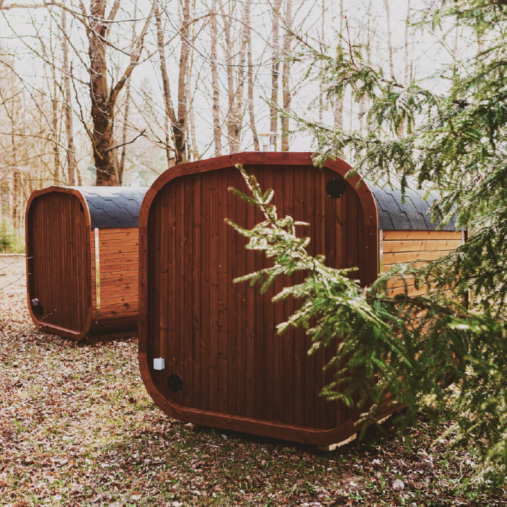Mande MW16 ThermoWood Outdoor Sauna - Premium Outdoor Relaxation Experience Patio Elegance
