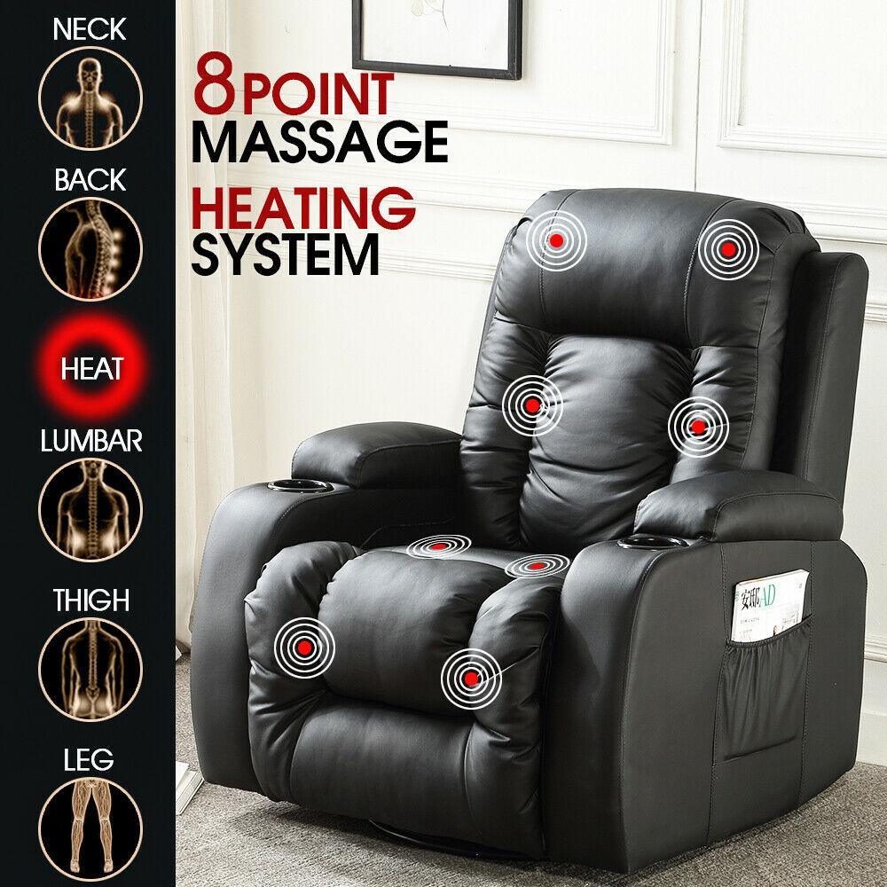 Levede Electric Massage Chair Zero Gravity Chairs Recliner Full Body Trustymall